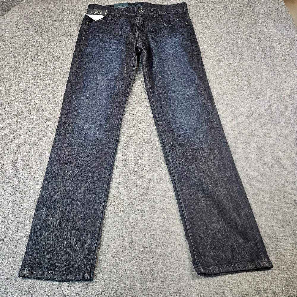 Perry Ellis Travel Luxe Slim‎ Fit Stretch Jeans Medium Indigo 33x32 4BFB5308PS